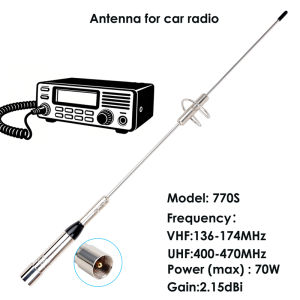 NL-770S Dual Band VHF UHF 144/430MHz High Gain Mobile Radio Antenna for Car Truck Vehicle Ham Radio Station For Yaesu ICOM