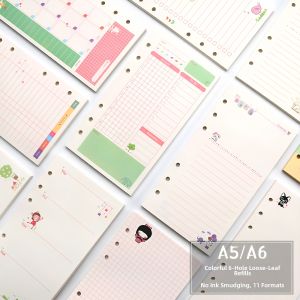 A5/A6 Planner Replacement Pages 6-Ring