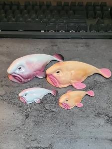 MENGSILE | Realistic Ocean Animal Toy Sad Blob Fish Education Gift