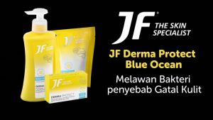 Jf Derma Protect Blue Ocean Liquid Cleanser Botol 200 Ml - Sabun mandi Cair