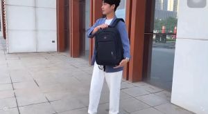 2023 กระเป๋าเป้มีช่องใส่คอมพิวเตอร์ กันน้ำได้ จูของได้เยอะ และน้ำหนักเบา