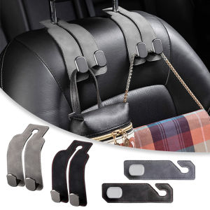 SEAMETAL Car Seat Hook Holder Suede Seatback Headrest Hanger Hook Car Seat Storage Organizer Interior Accessories