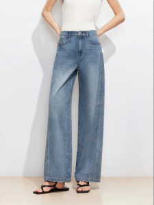 Vero Moda | Quần Jeans Tay Rộng Đùi Cao Vintage Nhẹ Lycocell Đã Rửa