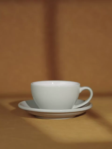 MHW-3BOMBER Ceramic Latte Cup 280ml – Elegant & Functional Coffee Cup for Home & Café Use