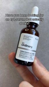 The Ordinary Caffeine Eyebag Remover Original Eye Serum For Dark Under Eye Anti Aging Skin Care Product For Face