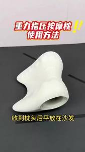 1 Chiếc Hình Chữ C Đường Viền Cổ Vai Thư Giãn Thiết Kế Bấm Huyệt Đa Năng Hỗ Trợ Cổ Tử Cung Gối Massage Để Giảm Mệt Mỏi