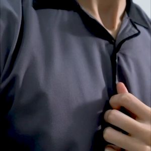 AKMENS Kemeja Pria Lengan Pendek 1.0 Cream