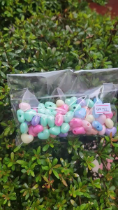 60 PCS Assorted Colors Mixed Irregular Acrylic Beads – Colorful DIY Beads for Bracelet & Jewelry Making