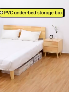 Large Capacity Foldable Storage Box For Clothes Under Bed Storage Box Transparent Clothes Organizer