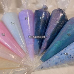 Non-freezing Imitation Cream Gel 80g Crystal Gel Fun Sparkle Powder Shiny Sequins Jelly Material DIY Material Color