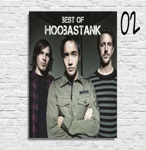 POSTER DINDING HOOBASTANK/SIZE.A4/TANPA BINGKAI.