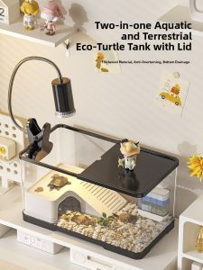 KUOTING | Turtle Habitat Villa with Climbing Platform Sunbathing Area