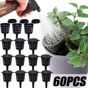 60Pcs Fertilizer Basket Covered Design Garden Bonsai Fertilizer Holder Portable Nursery Pots Plant Care Garden Nutrients Box