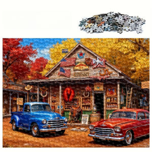 500/1000/1200/2000PCS Jigsaw Puzzle Restore Pure Environment Nature Farm Art Theme for Adults Family Fun Gift