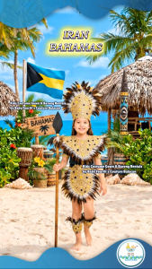 Baby Fourths United Nation Iran Bahamas Costume for United Nation Attire for UN Events for Kids