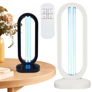 แสงอัลตราไวโอเลต 3-Speed Timing และรีโมทคอนโทรล UVC Light Sanitizer โคมไฟอัลตราไวโอเลตสําหรับ Home KITCHEN Baby Room Office
