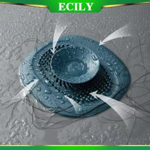 Ecily nút chặn dụng cụ dọn Tóc Phòng Tắm nắp thoát nước sàn nhà tắm Bộ lọc khử mùi chống tắc nghẽn bồn rửa nhà bếp Lọc cống phích cắm