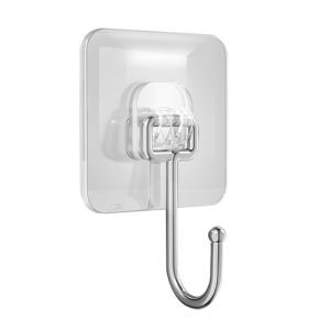 YEMO | No-Drill Strong Adhesive Transparent Wall Hook