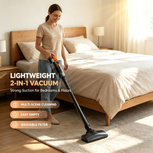 Multifunction Wireless Handheld Car Vacuum Cordless Handheld LED Lighting Chargeable Auto Vacuum for Home & Car Mini Cleaner