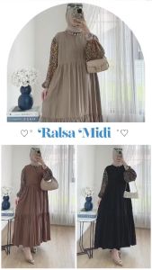 Maxy Jumbo Ralsa / Dress Cotton LD 110 / Dress Kasual Terbaru 2024 / Gamis Kasual Santai / Gamis Syari Jumbo / Baju Muslim Wanita
