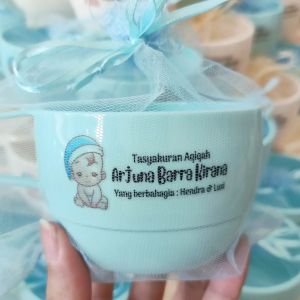 30pcs souvenir cangkir aqiqah ulang tahun pernikahan syukuran khitanan