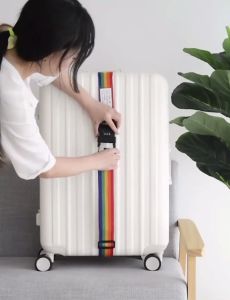 Luggage Lock Travel Adjustable Luggage Belt Strap With Password