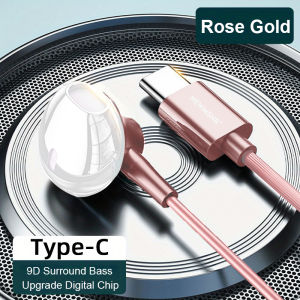 Newmsnr | Type C&3.5mm Headphones HiFi Bass Stereo Volume Control Headset In HD Mic Wired Earbuds For IPhone15-17/Samsung Series Earphones