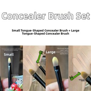 JIUQI | Thin Tongue Shape Concealer Brush