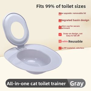 CHIZI | Odor-Proof Sand-Free Non-Spilling Large Cat Litter Box