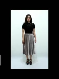 ROK PLISKET VELVET BLUDRU PENDEK 7/8/ROK MAXI BLUDRU PENDEK