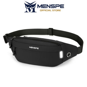 MENSPE Sports Bag Waist Bag Chest Bag Crossbody Chest Bag  Multi-Functional Fitness Bag Small Waist Pouch Waterproof Wear-Resistant Waist Bag with Adjustable Strap for Workout Running