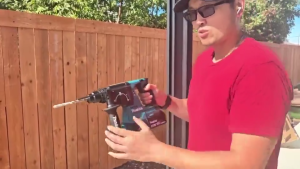 MAKITA Electric Impact Hammer Drill Strong Power Rechargeable lmpact Drill Wall Drilling Tool Set 4 Mode Adjustable