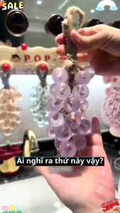 Xà Phòng Hình Chùm Nho Thơm Tự Nhiên Dây Treo Dưỡng Ẩm Trang Trí Phòng Sang Trọng Quà Tặng Cao Cấp