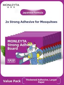 MONLEYTA | Japanese Strong Adhesive Fly Paper Mosquito Trap Professional Farm Use Fly Catching Expert Pest Control Fly Trap Board