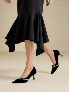 Josiny | Pointed Toe High Heels Elegant French Style