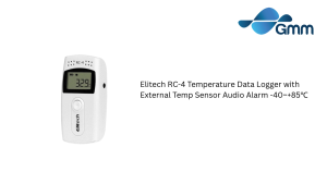 Elitech RC-4 Temperature Data Logger with External Temp Sensor Audio Alarm -40~+85℃
