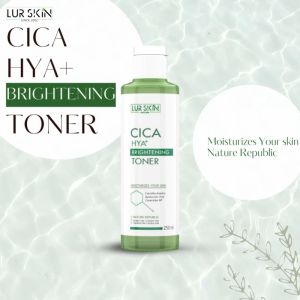 🔥 ฟรี ฟรี ลูรีส์ LUR SKIN CICA HYA BRIGHTENING TONER โทนเนอร์ ใบบัวบก 250 ml สนุกกับฟื้นฟูผิว ลดอักเสบจากสิว สามารถอักเสบได้ง่ายขึ้น