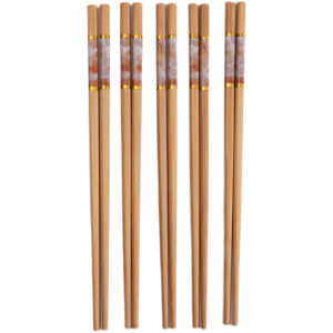 MENGCHUANG | Durable High-Temperature Resistant Anti-Mold Non-Slip Bamboo Chopsticks