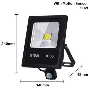 Motion Sensor LED Flood Light Waterproof IP65 Reflector Floodlight Lamp 10W 30W 50W 220V Foco Led Exterior Outdoor Spot Light