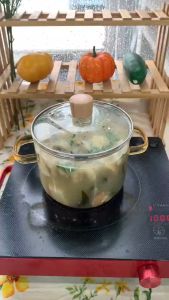 New Stew Pot Red Pot Hot Red Container Set High Temperature Resistant Glassware Can Be Enclosed In A Pottery Furnace