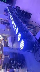 In Stock!! 18x 10W RGBW 4 in 1 Color LED Par Light/ Stage Light LED/Event/Clubs/DJ/Lighting/Effect factory/Party