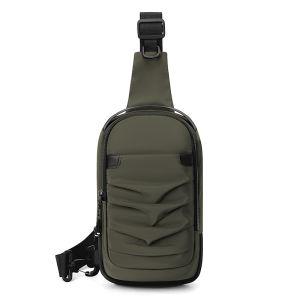 Fashionable Casual Chest Bag for Men Single Shoulder Crossbody Mobile Phone Bag Outdoor Travel Versatile JXWARWOLF Brand