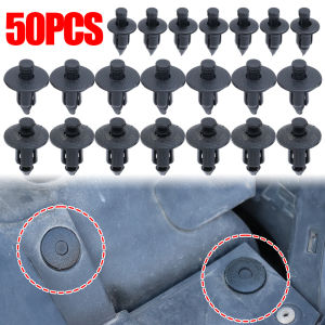 50pcs Car Fairing Rivet Panel Fixing Plastic Fastener Clips 3 Size Mix Push Pin Auto Fastener 6mm 7mm 8mm Interior