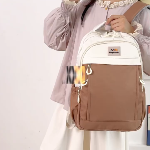 New School Laptop Backpacks Canvas Laptop Bagpack Outdoor Travel bag Fashion Korean Doughnut women