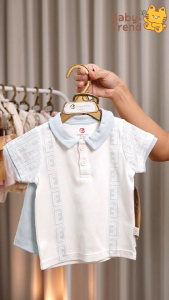Elegant Kids ชุดเด็กผู้ชาย 6-24เดือน ชุดเสื้อแขนสั้น+กางเกง Little Elegance Collection | Babytrend