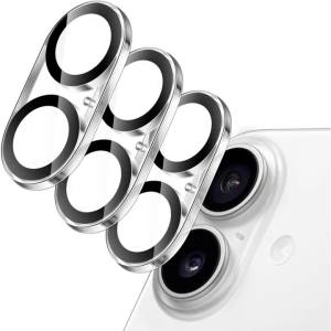 3PCS Camera Lens Protector Cover For iPhone 16 Pro Max 15 Plus 14 13 Mini 12 16Plus Tempered Glass Protection Phone Accessories