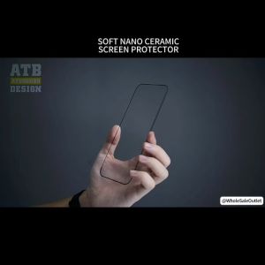 ATB King Kong Nano Ceramic iP Phone 11 12 13 14 15 16 16e Pro Max Plus XR X Xs Max Soft Ceramic Flim Screen Protector