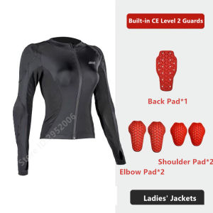 Women Summer Motorcycle Full Body Armor Jacket Lady Motorbike Riding Clothing Jackets Moto Motocross CE Level 2 Protective Gear
