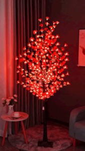 1.8MTR RED SAKURA LED Tree 红樱花树 Sparkling Light Chinese New Year Light Tree Light CNY Decor Tree Light Lampu Lip Lap