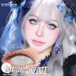 EYESHARE 1 Pair Halloween Contacts Lenses Color Contact Lenses for Eyes Anime Red Eye Lens Cosplay Black Contacts White Lenses